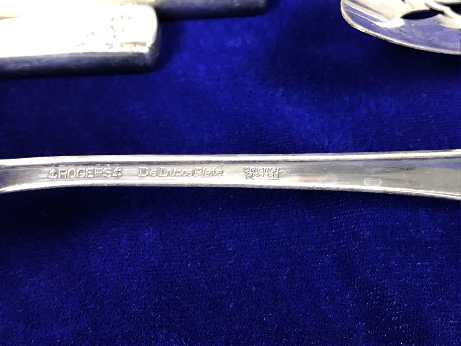 Vintage ROGERS Silverplate Flatware Apx Service For 10+ [Photo 2]