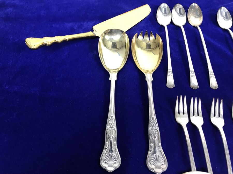 Various Silverplate Flatware And Serving Pieces [Photo 15]