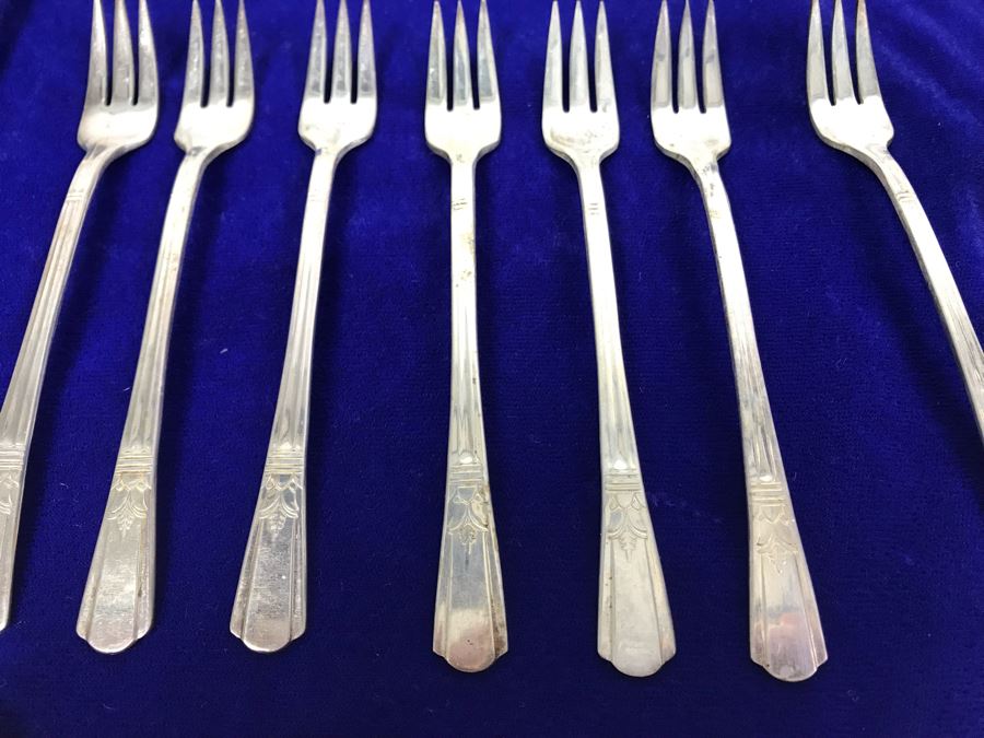 Various Silverplate Flatware And Serving Pieces [Photo 7]