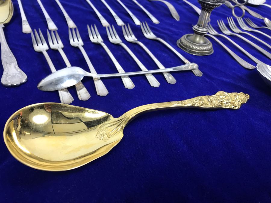 Various Silverplate Flatware And Serving Pieces [Photo 16]