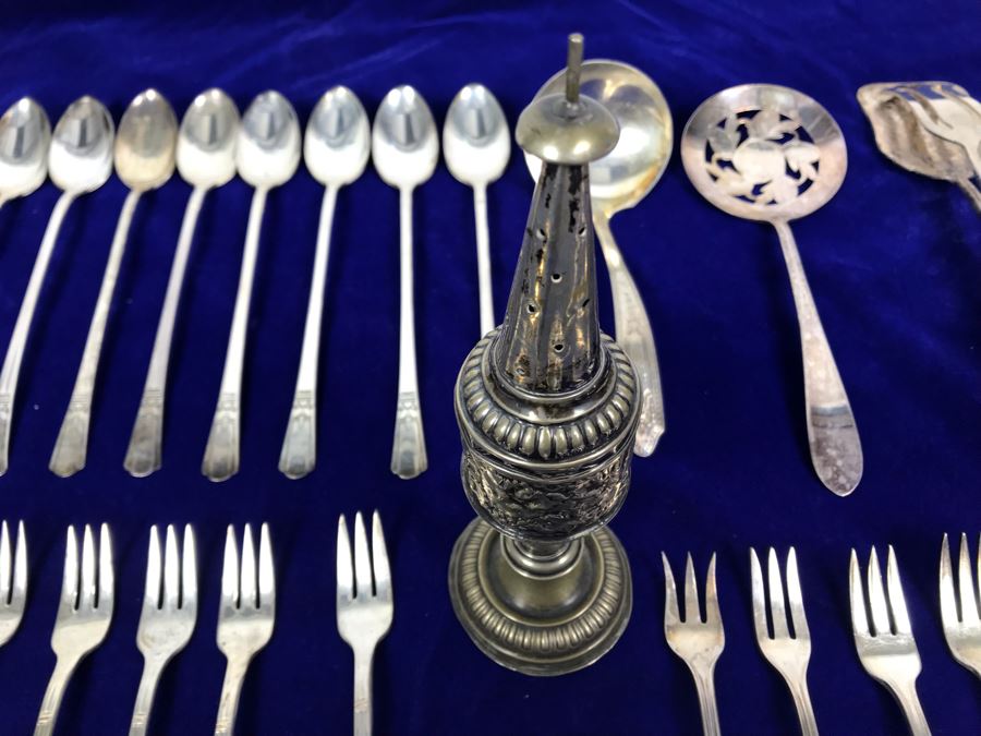 Various Silverplate Flatware And Serving Pieces [Photo 3]