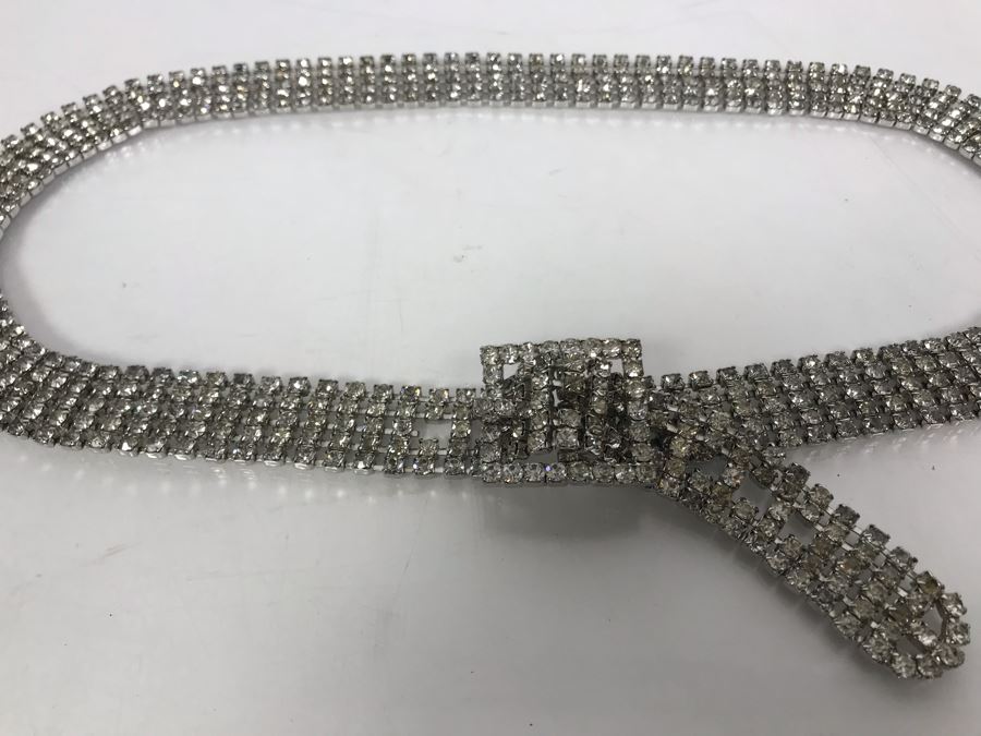 Ladies Rhinestone Bling Belt 33' Long [Photo 6]