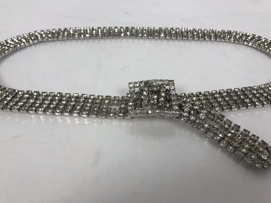 Ladies Rhinestone Bling Belt 33' Long [Photo 4]