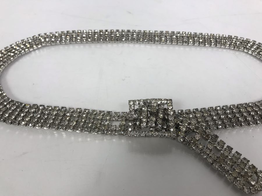 Ladies Rhinestone Bling Belt 33' Long [Photo 3]