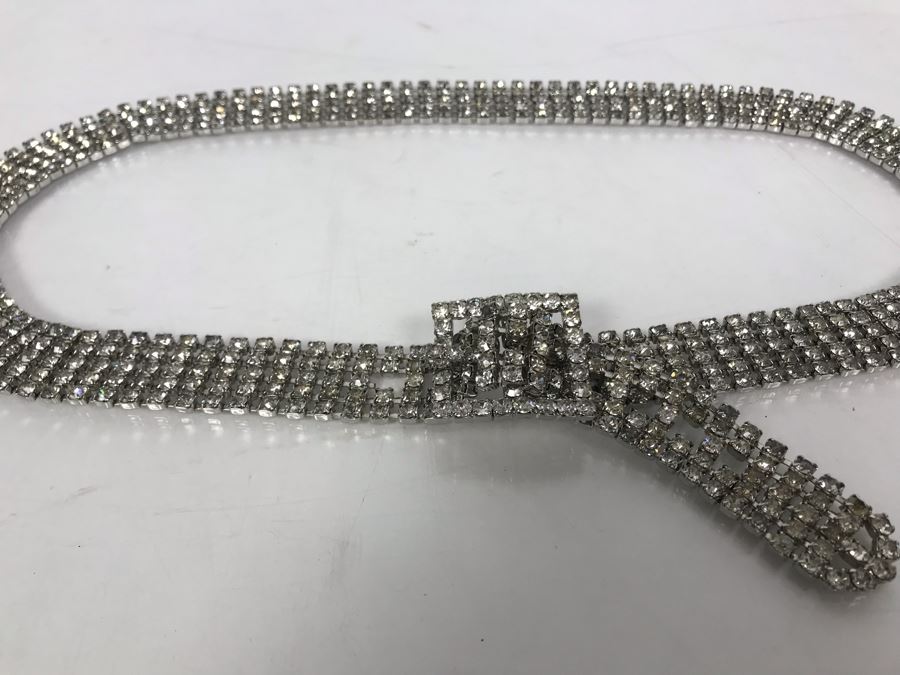 Ladies Rhinestone Bling Belt 33' Long [Photo 5]