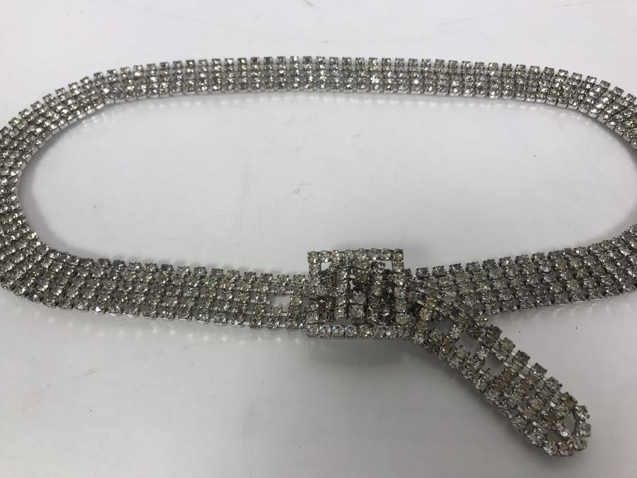 Ladies Rhinestone Bling Belt 33' Long [Photo 2]