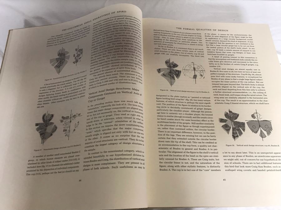 Set Of (6) Vintage 1975 Large Books 'Pre-Columbian Shell Engravings From Spiro' Peabody Museum Press Phillips Brown From Harvard [Photo 10]