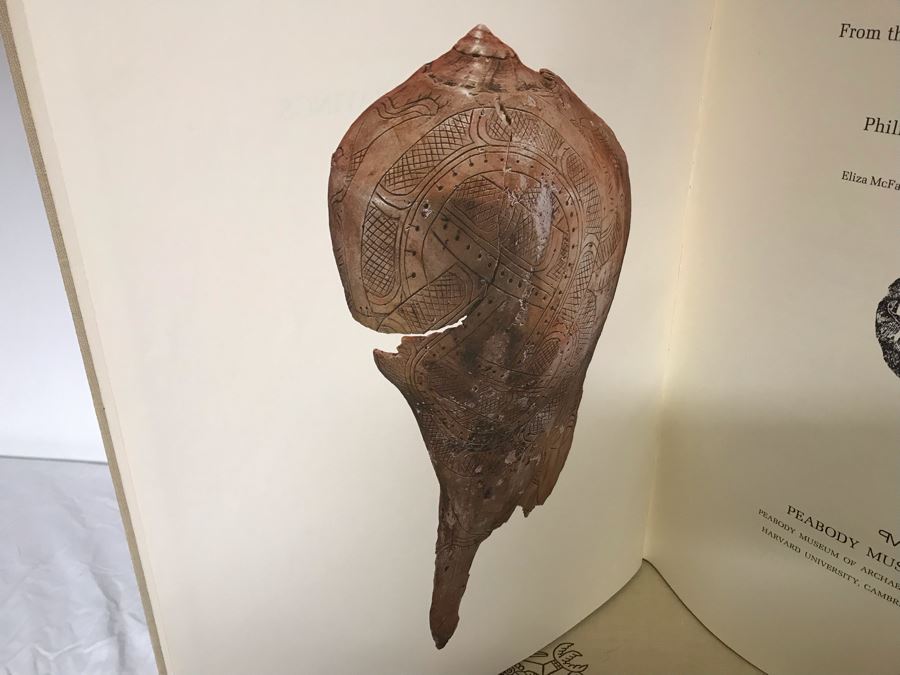 Set Of (6) Vintage 1975 Large Books 'Pre-Columbian Shell Engravings From Spiro' Peabody Museum Press Phillips Brown From Harvard [Photo 2]