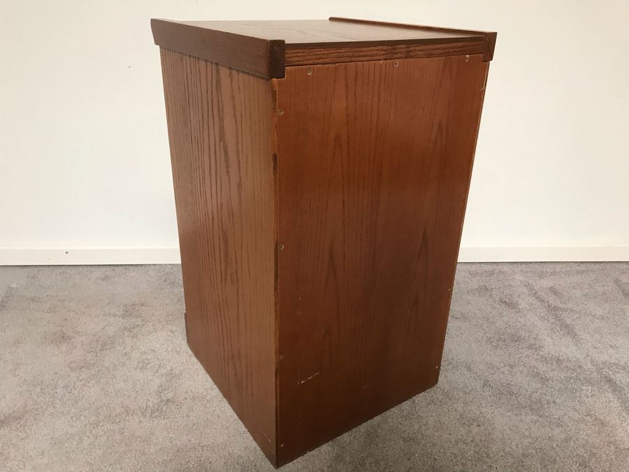 Solid Wood Filing Cabinet 2-Drawer