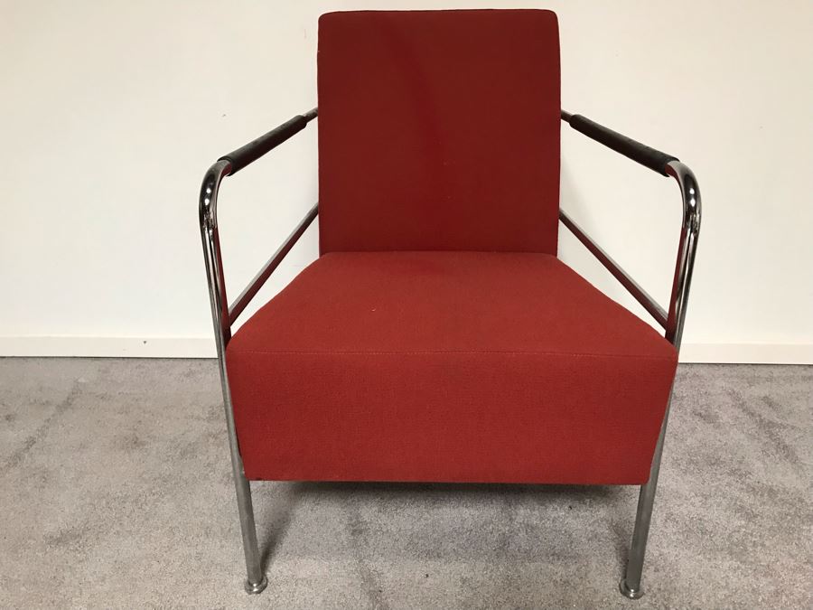 Mid-Century Chrome Armchair [Photo 3]