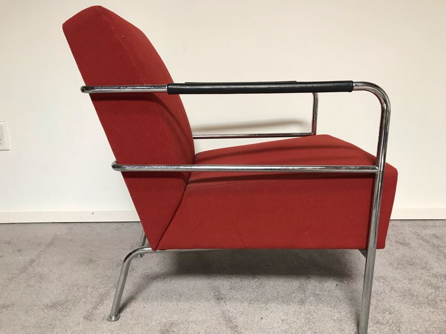 Mid-Century Chrome Armchair [Photo 4]