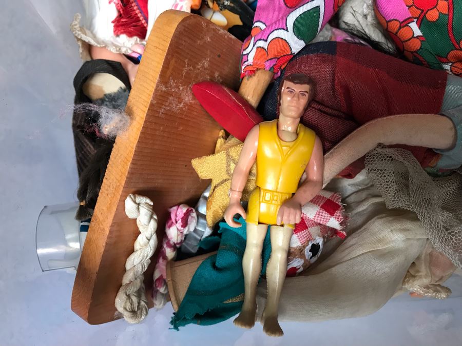 Vintage International Dolls Lot With Metal US Astronaut Action Figure - See Photos [Photo 8]