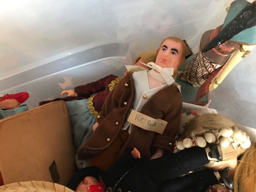 Vintage International Dolls Lot With Metal US Astronaut Action Figure - See Photos [Photo 6]