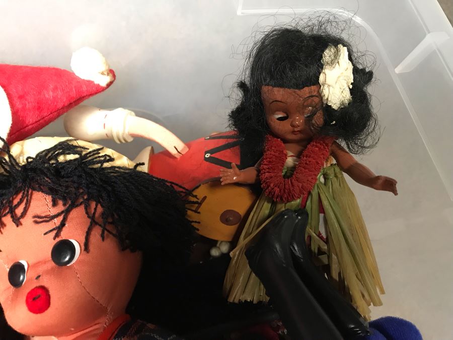 Vintage International Dolls Lot With Metal US Astronaut Action Figure - See Photos [Photo 5]