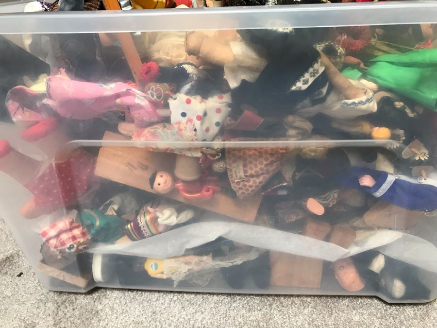 Vintage International Dolls Lot With Metal US Astronaut Action Figure - See Photos [Photo 18]