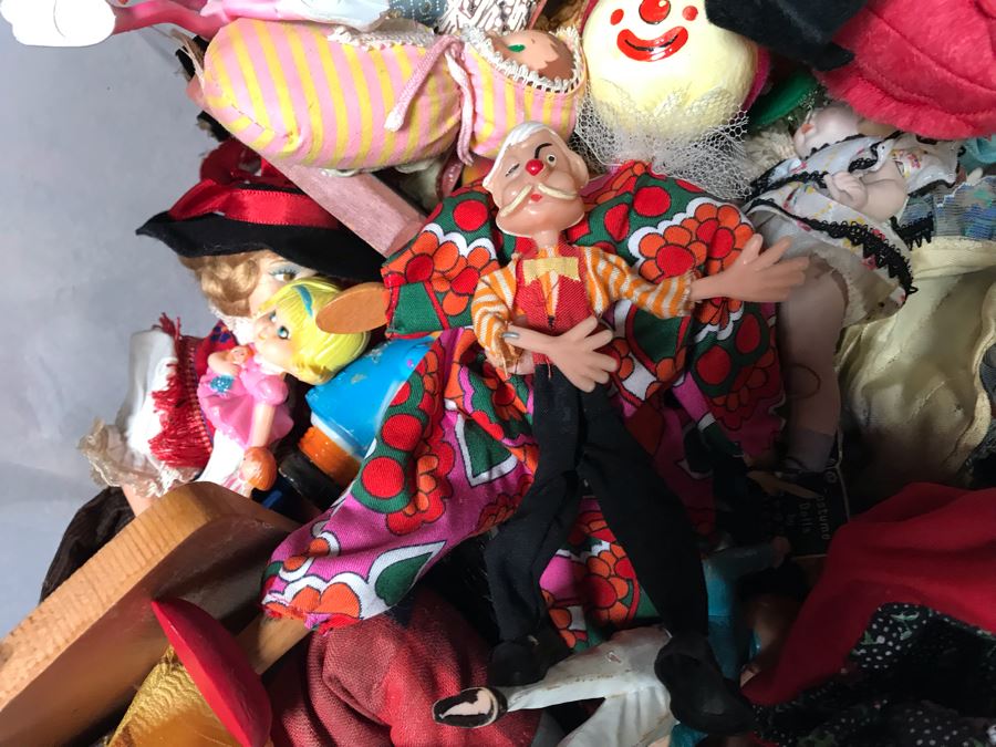 Vintage International Dolls Lot With Metal US Astronaut Action Figure - See Photos [Photo 10]