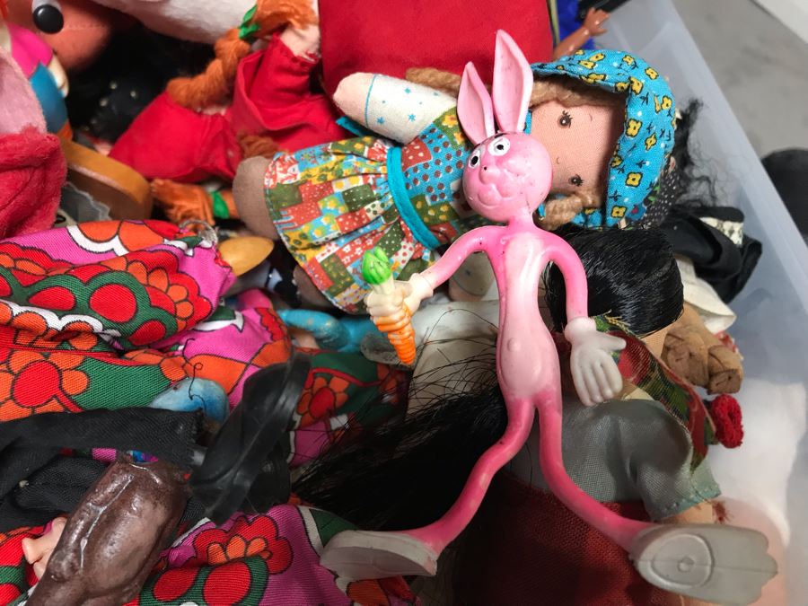 Vintage International Dolls Lot With Metal US Astronaut Action Figure - See Photos [Photo 3]