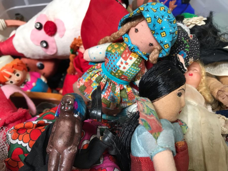 Vintage International Dolls Lot With Metal US Astronaut Action Figure - See Photos [Photo 13]