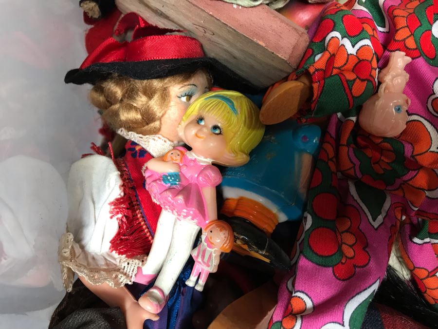 Vintage International Dolls Lot With Metal US Astronaut Action Figure - See Photos [Photo 9]