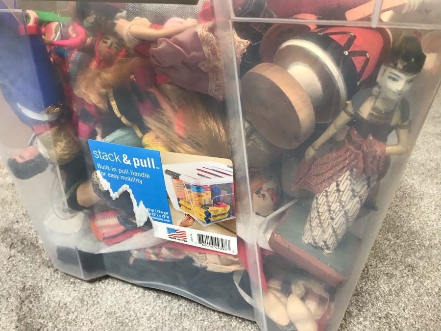 Vintage International Dolls Lot With Metal US Astronaut Action Figure - See Photos [Photo 17]