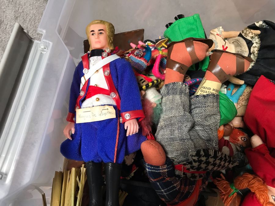 Vintage International Dolls Lot With Metal US Astronaut Action Figure - See Photos [Photo 4]