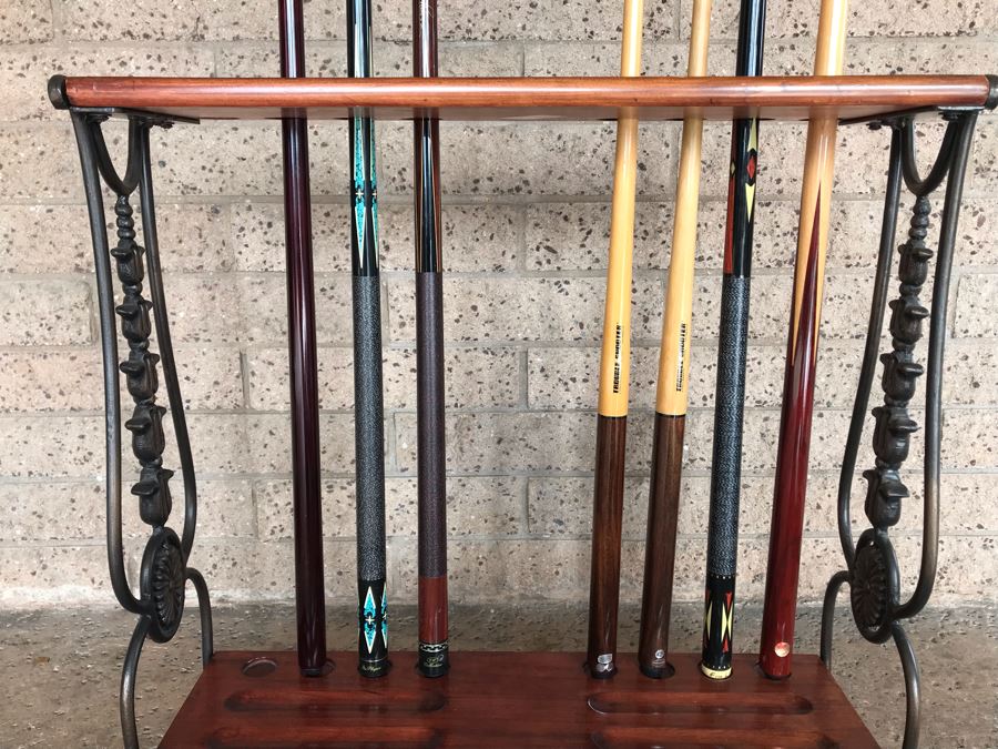 OLHAUSEN Billiards Solid Wood 7' Pool Table With Italian Slate From