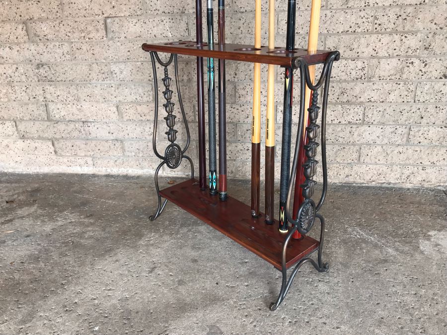 OLHAUSEN Billiards Solid Wood 7' Pool Table With Italian Slate From