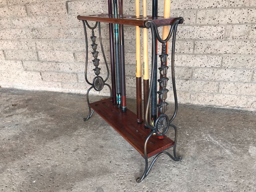 OLHAUSEN Billiards Solid Wood 7' Pool Table With Italian Slate From