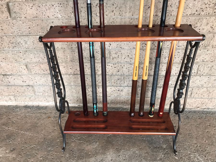 OLHAUSEN Billiards Solid Wood 7' Pool Table With Italian Slate From