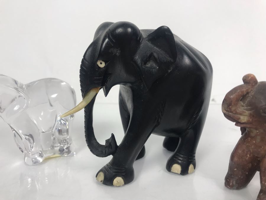 lenox crystal elephant figurines