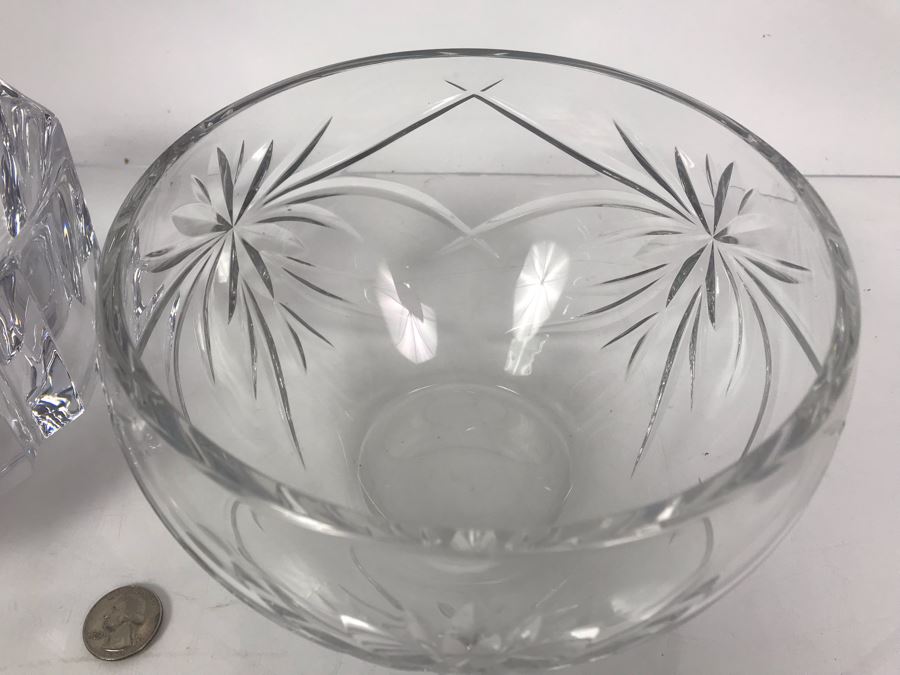 Orrefors Sweden Crystal Bowl 7.5' And GORHAM Crystal Bowl 7.5' [Photo 8]