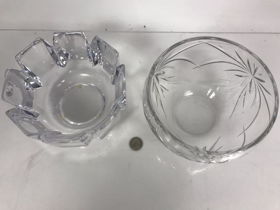 Orrefors Sweden Crystal Bowl 7.5' And GORHAM Crystal Bowl 7.5' [Photo 9]