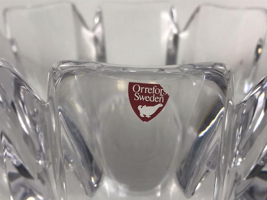 Orrefors Sweden Crystal Bowl 7.5' And GORHAM Crystal Bowl 7.5' [Photo 4]