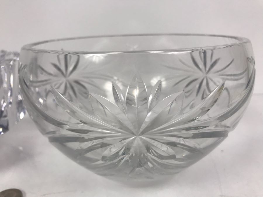 Orrefors Sweden Crystal Bowl 7.5' And GORHAM Crystal Bowl 7.5' [Photo 6]