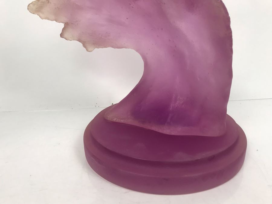 Limited Edition Signed Donjo Sculpture Of Dophin Swimming 166 Of 975 13'H X 13'W [Photo 5]