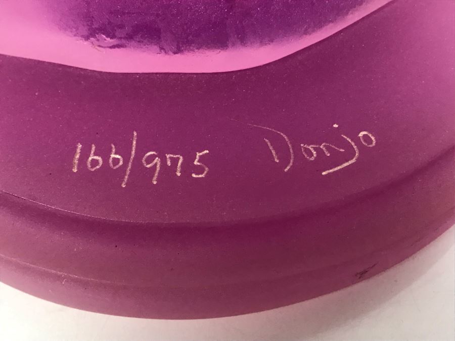 Limited Edition Signed Donjo Sculpture Of Dophin Swimming 166 Of 975 13'H X 13'W [Photo 7]