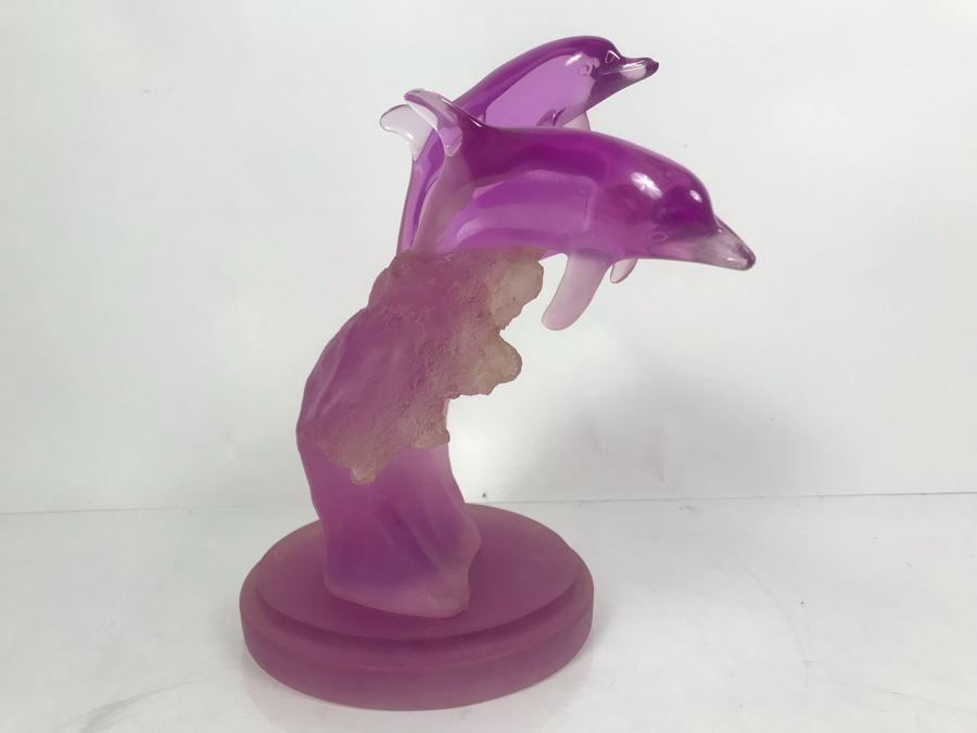 Limited Edition Signed Donjo Sculpture Of Dophin Swimming 166 Of 975 13'H X 13'W [Photo 10]