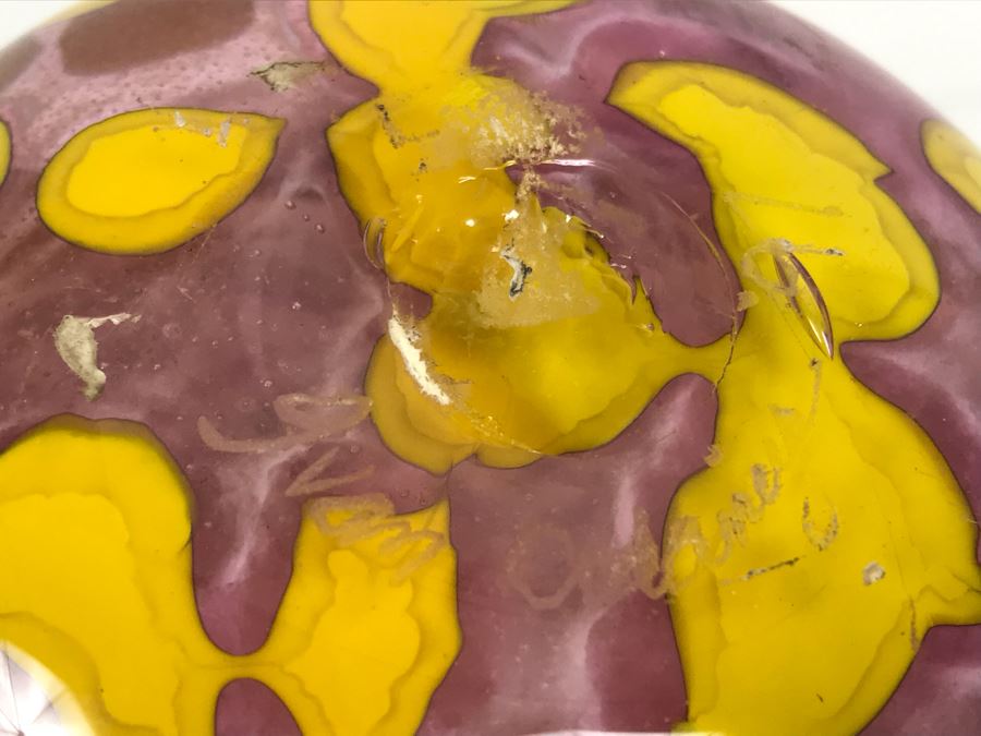 Signed Ivan Adaniya Art Glass Vase 1997 [Photo 8]