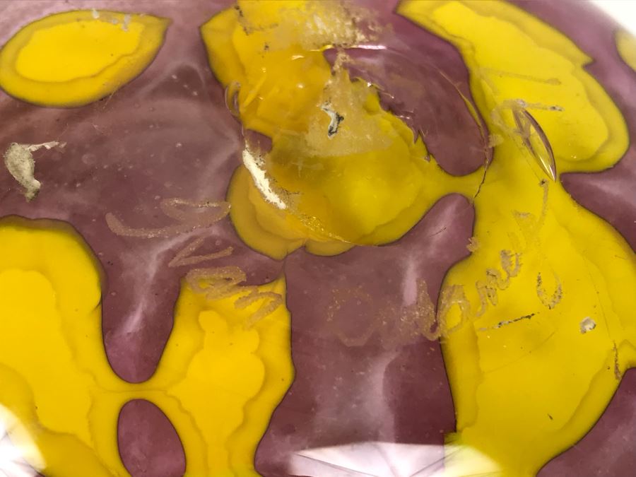 Signed Ivan Adaniya Art Glass Vase 1997 [Photo 7]