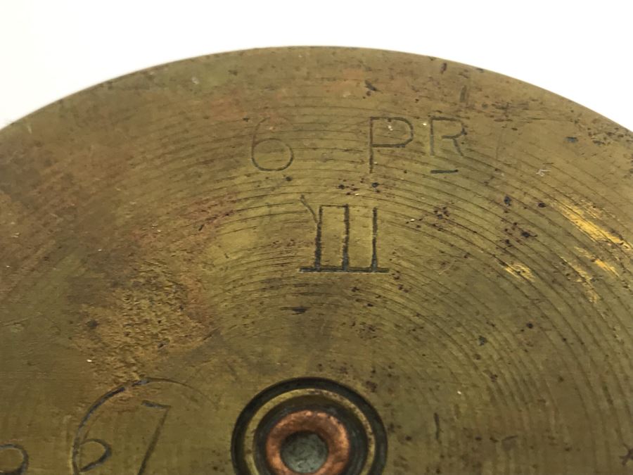 Set Of (8) Artillery Ammunition Shells Trench Art - Convert To Planter, Ashtray, Sculpture [Photo 21]