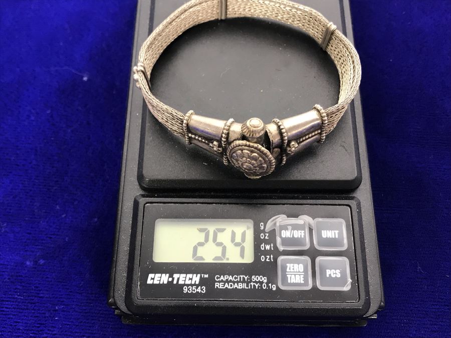 Vintage Silver Bracelet 25.4g Estimate $80 [Photo 5]