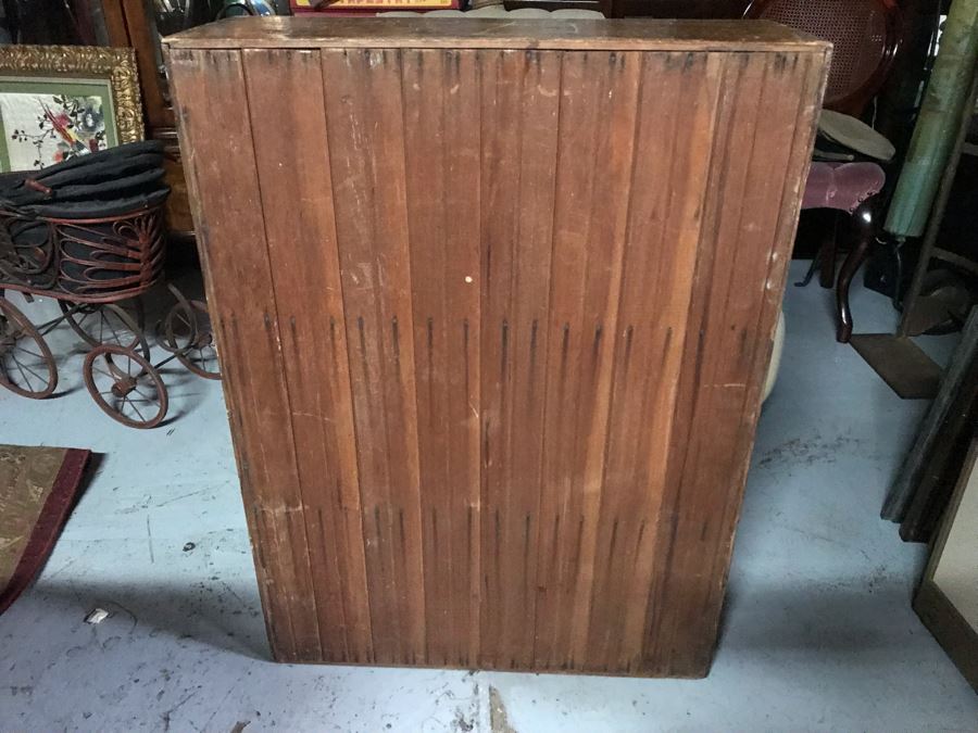 Primitive Pine Cabinet With Latching Door [Photo 8]