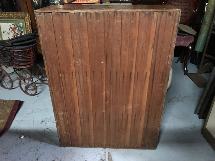 Primitive Pine Cabinet With Latching Door [Photo 7]