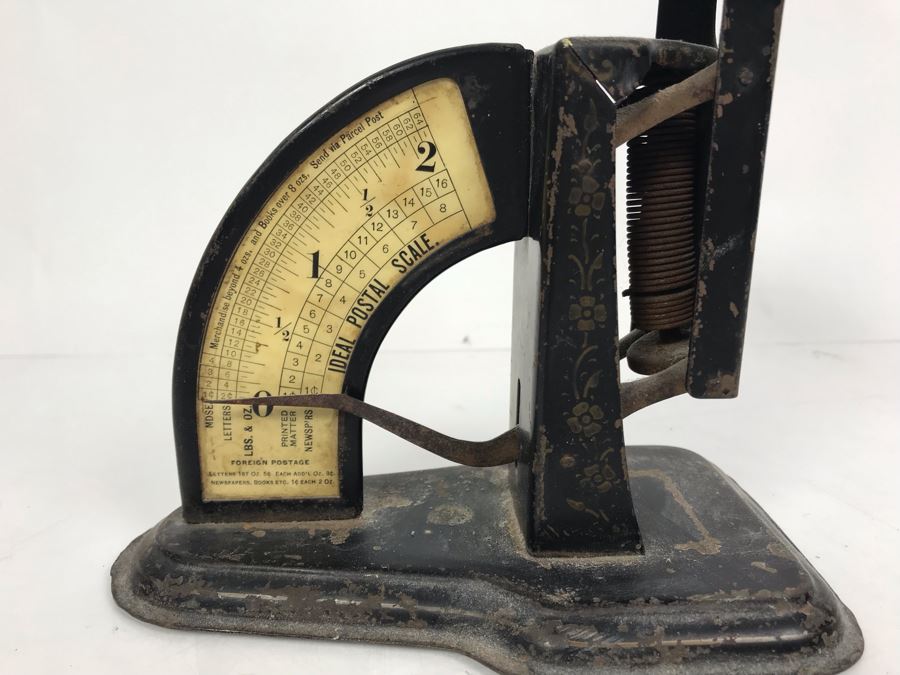 Vintage Mechanical Spring Ideal Postal Scale [Photo 4]
