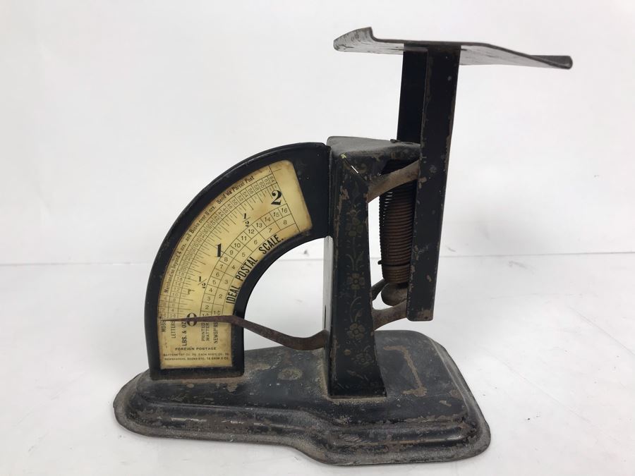 Vintage Mechanical Spring Ideal Postal Scale