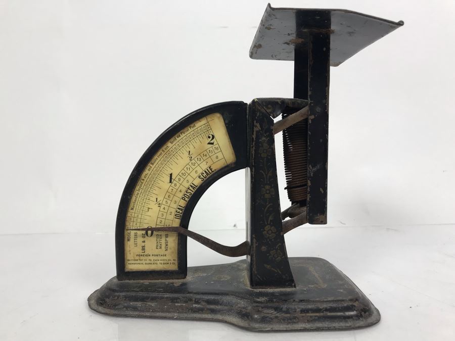 Vintage Mechanical Spring Ideal Postal Scale [Photo 3]