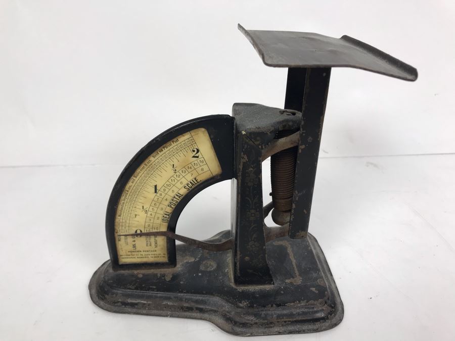 Vintage Mechanical Spring Ideal Postal Scale [Photo 2]