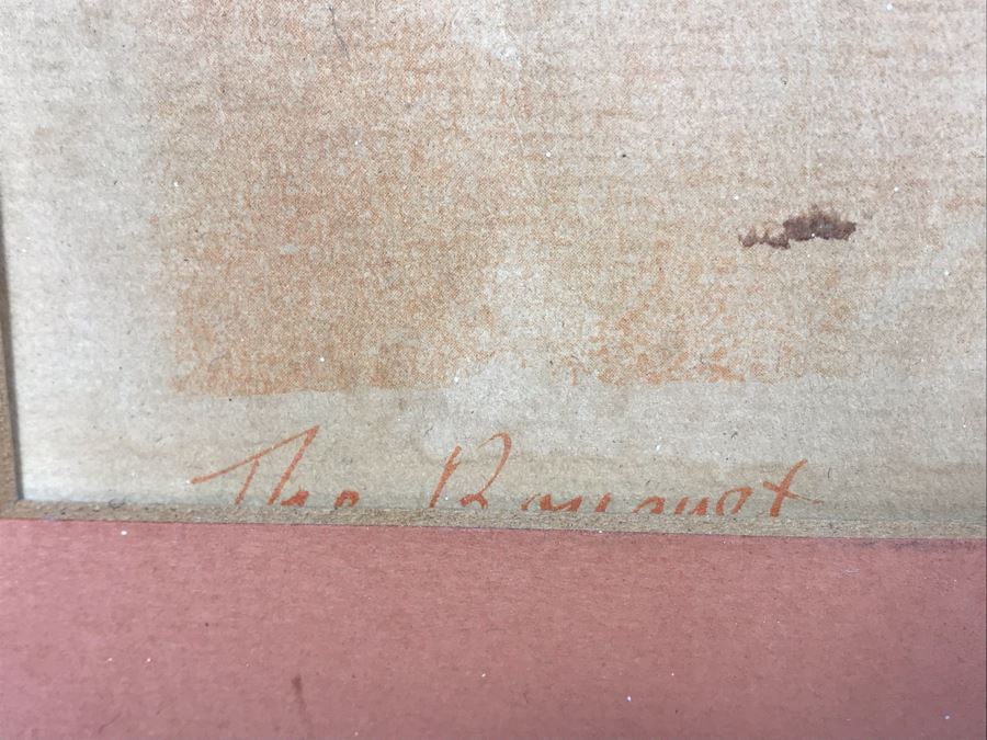 Original Vintage 1962 Signed Alec Cowan Print Titled 'The Bouquet' 18' X 22' [Photo 7]