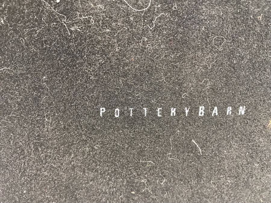 Set Of (3) Pottery Barn Glass Table Lamps - No Shades [Photo 2]