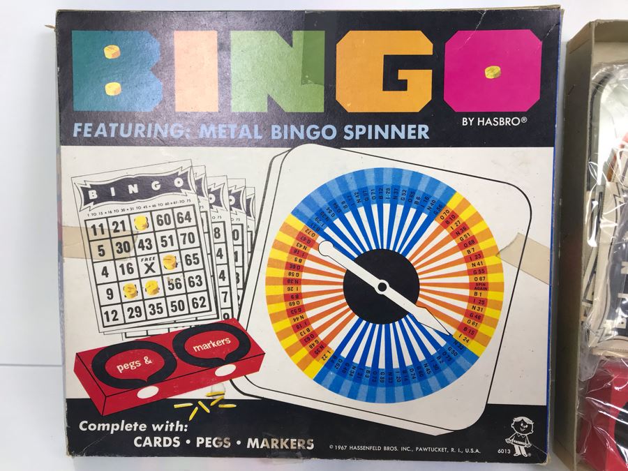 Vintage 1971 The Partridge Family Game (Sean Cassidy) MB And Vintage 1967 BINGO Game With Metal Bingo Spinner By Hasbro [Photo 2]